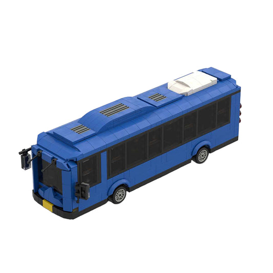 moc bus building set | 658 pcs creative model - 4