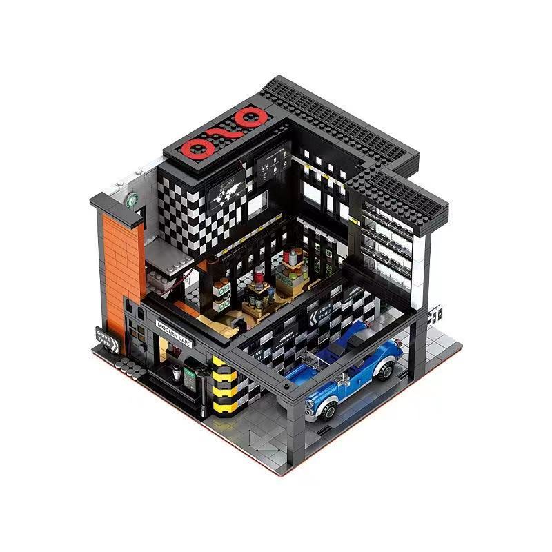 modern cafe building blocks set - juhang 86005 - 2