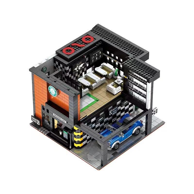 modern cafe building blocks set - juhang 86005 - 3