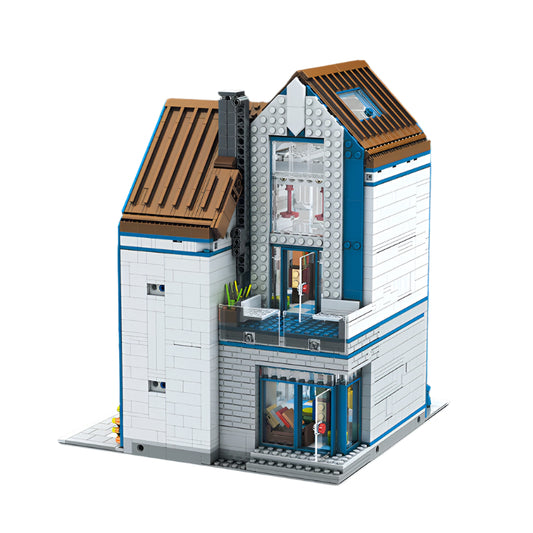 modern library building set - 2788 pcs | mouldking 16022 - 2