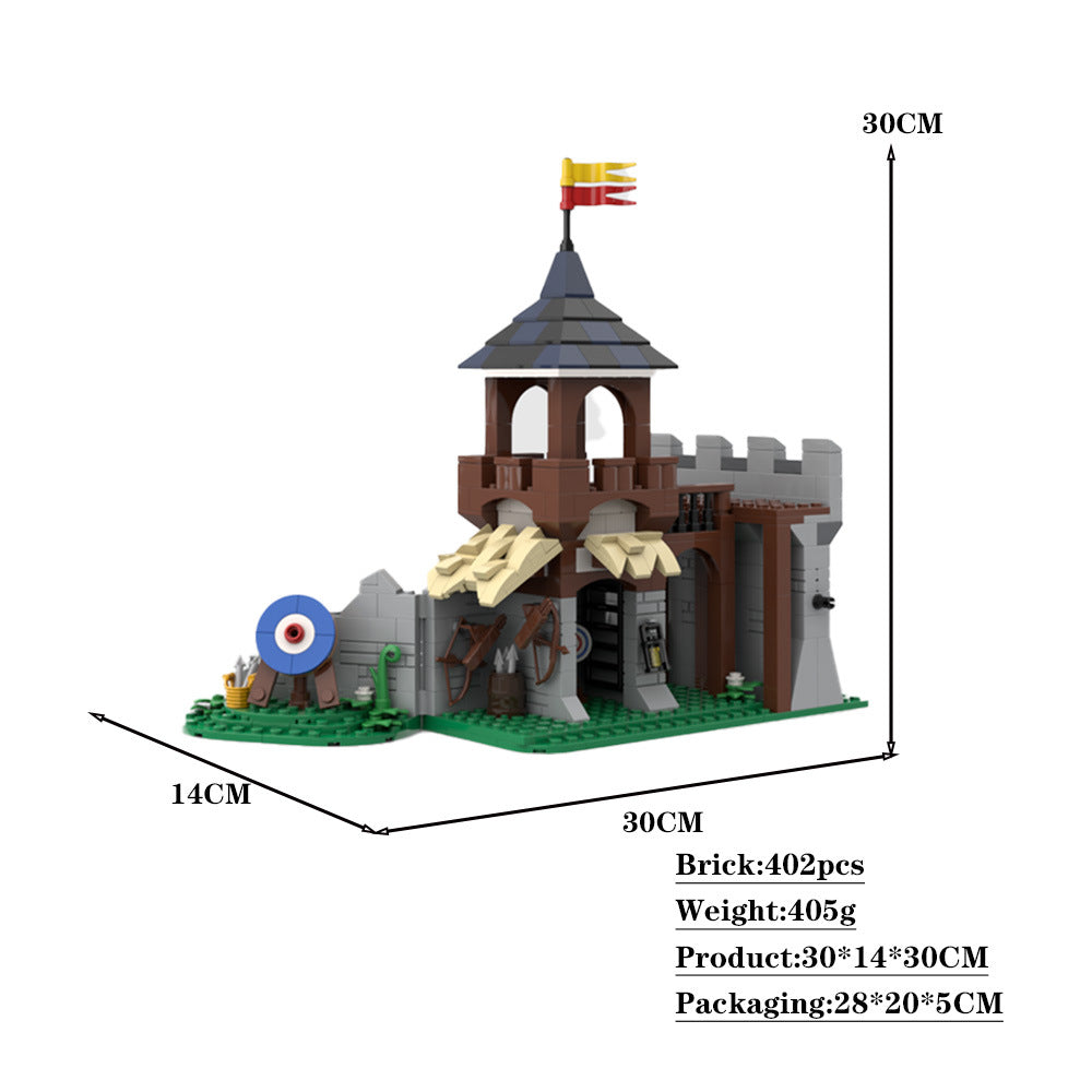 modular archery range building set | moc-82064 - 2