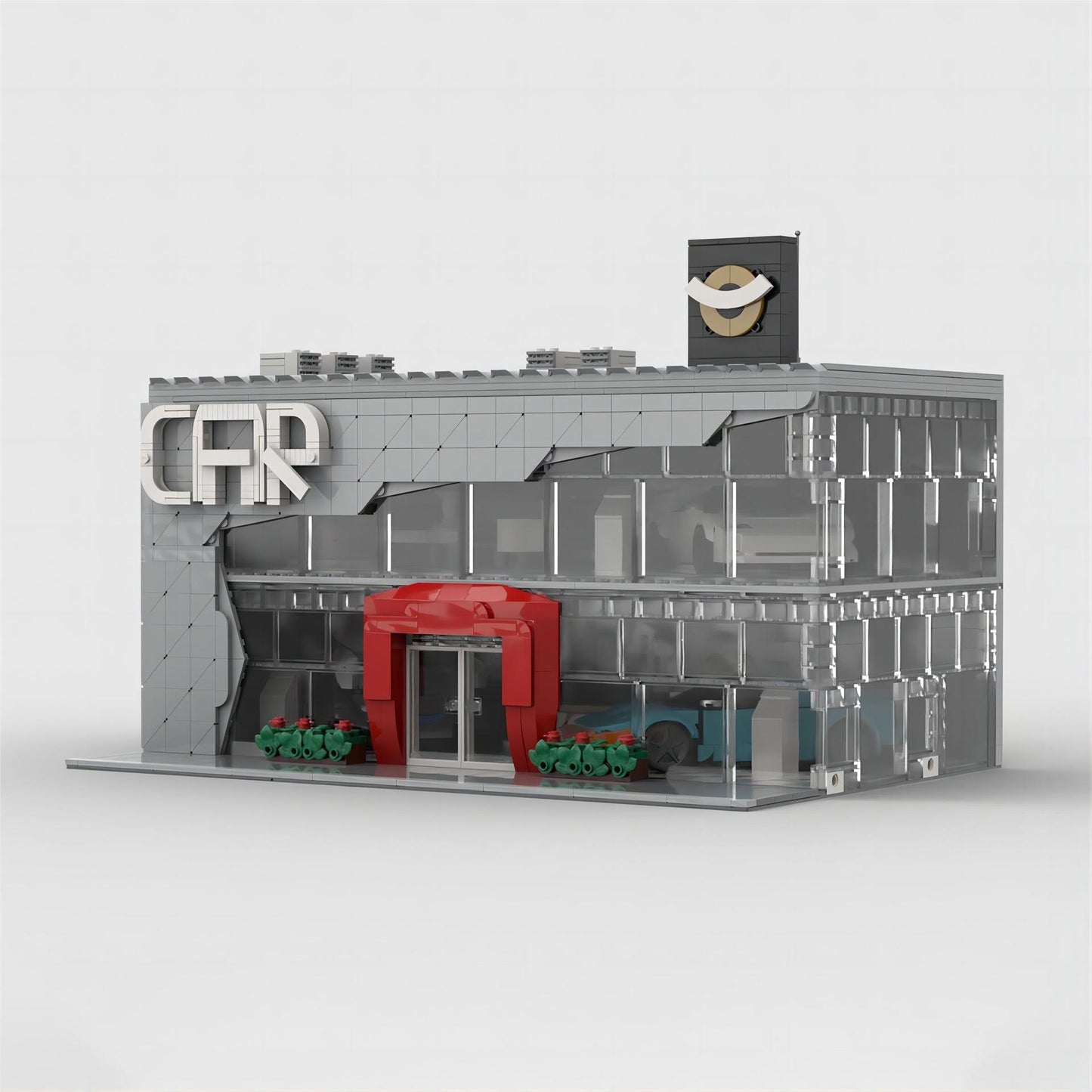 modular car show | display for 3 speed champions models | moc-131241 - 1