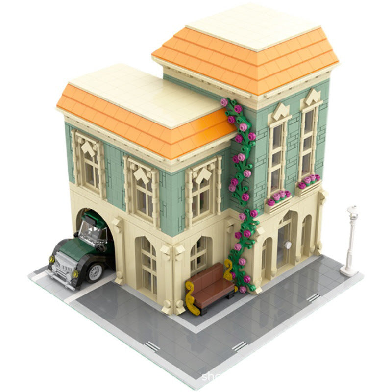 modular post office + delivery car building set | moc-57981 - 3