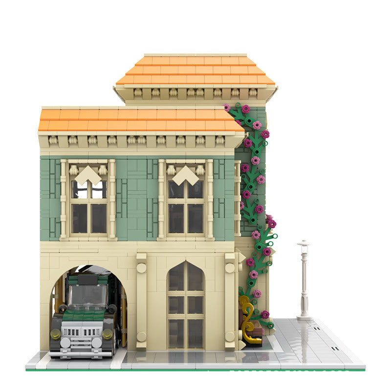 modular post office + delivery car building set | moc-57981 - 4