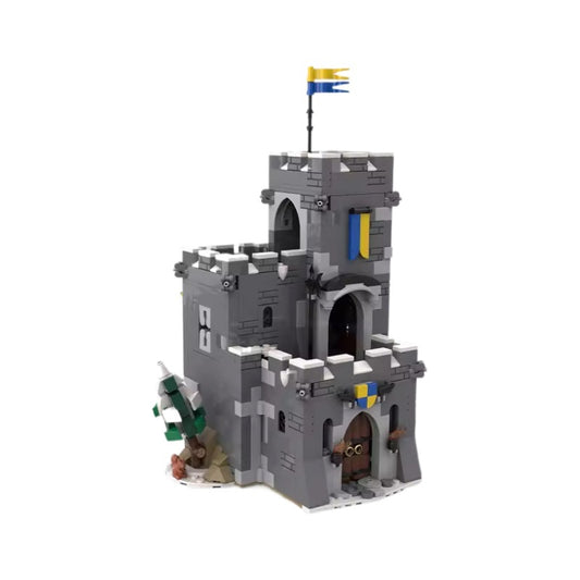 mountain tower building set | moc-138791 - 5