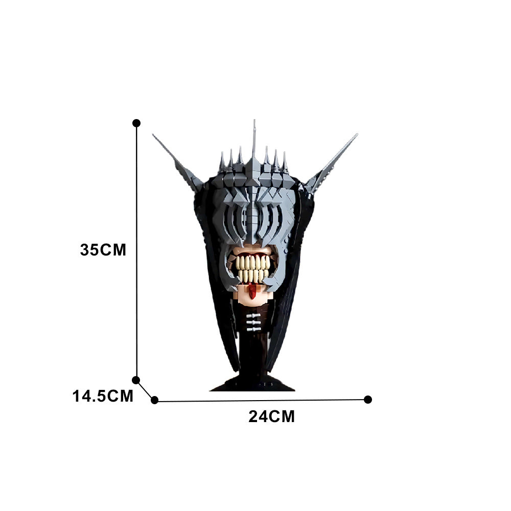 mouth of sauron building set | lotr | moc-139487 - 4