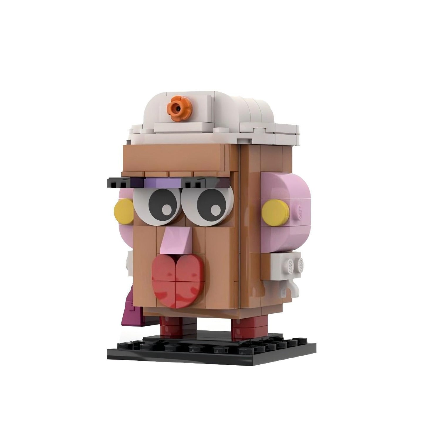 mrs. potato head brickheadz moc building set | toy story | lego compatible - 1