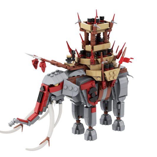 mumakil oliphant building set | lotr | moc-76558 - 2