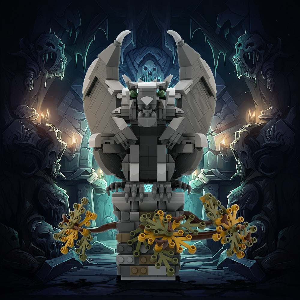 mythical creatures v gargoyle monster moc building set - 1