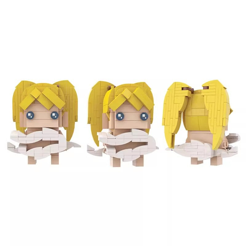 naruto sexy jutsu brickheadz moc set | lego compatible anime toy - 2