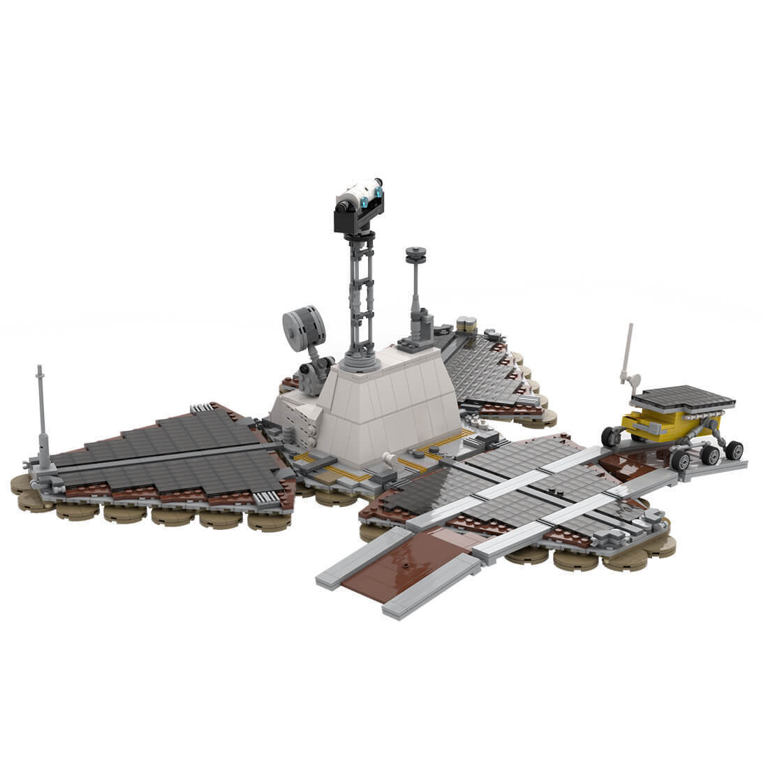 nasa mars lander pathfinder and sojourner building set | 1:9 scale | moc-80298 - 3