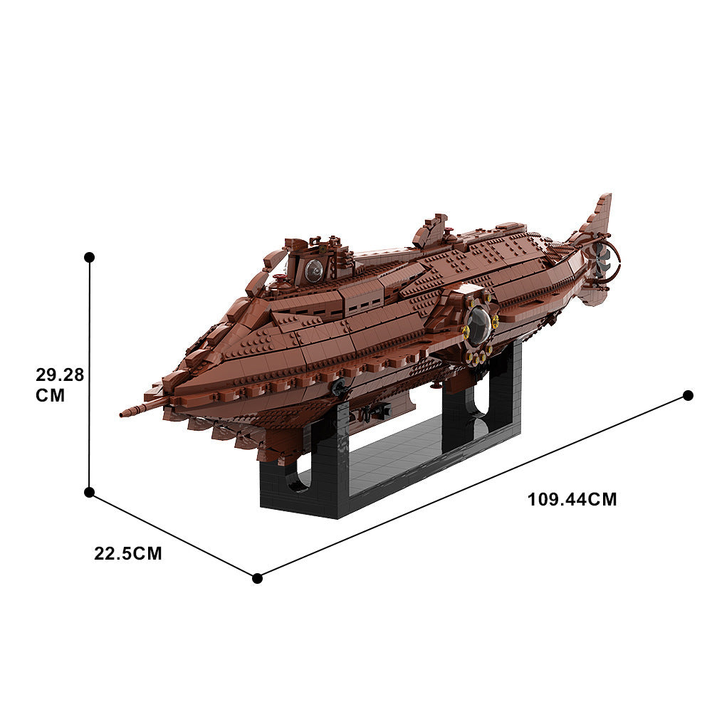 nautilus submarine building set | 20,000 leagues under the sea - 4