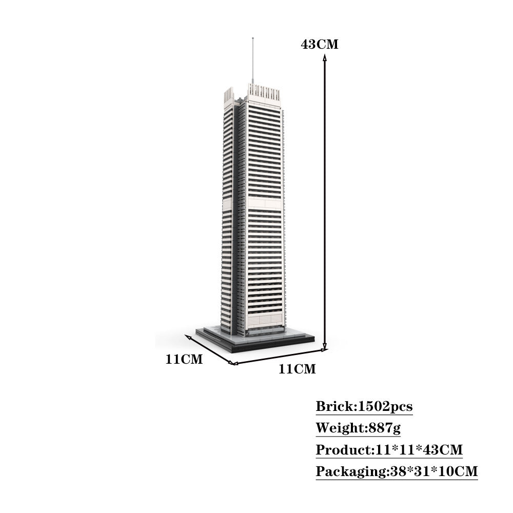 new york times tower building set | moc-158401 - 3