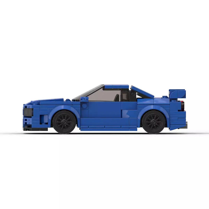 nissan r34 skyline gt-r building set | moc-84758 - 3