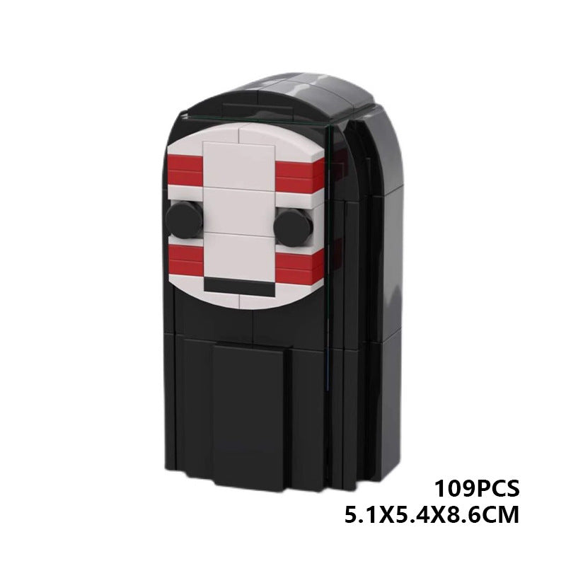 no-face brickheadz moc building set | spirited away | compatible with lego - 3