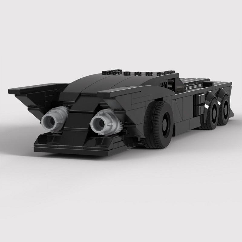 noir batmobile building set | moc-122237 - 3