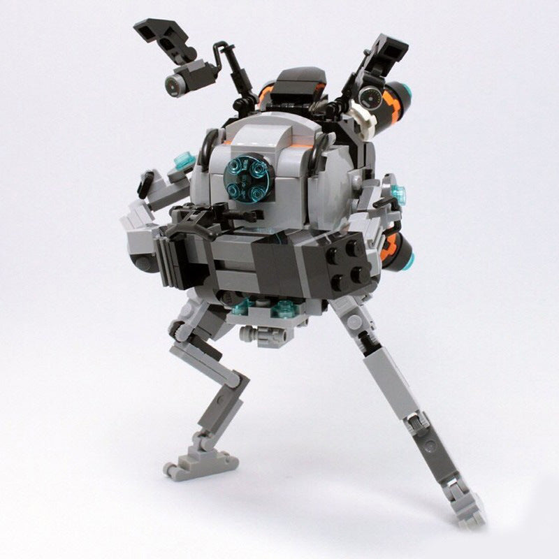 northstar mecha moc building set | titanfall | compatible with lego - 5