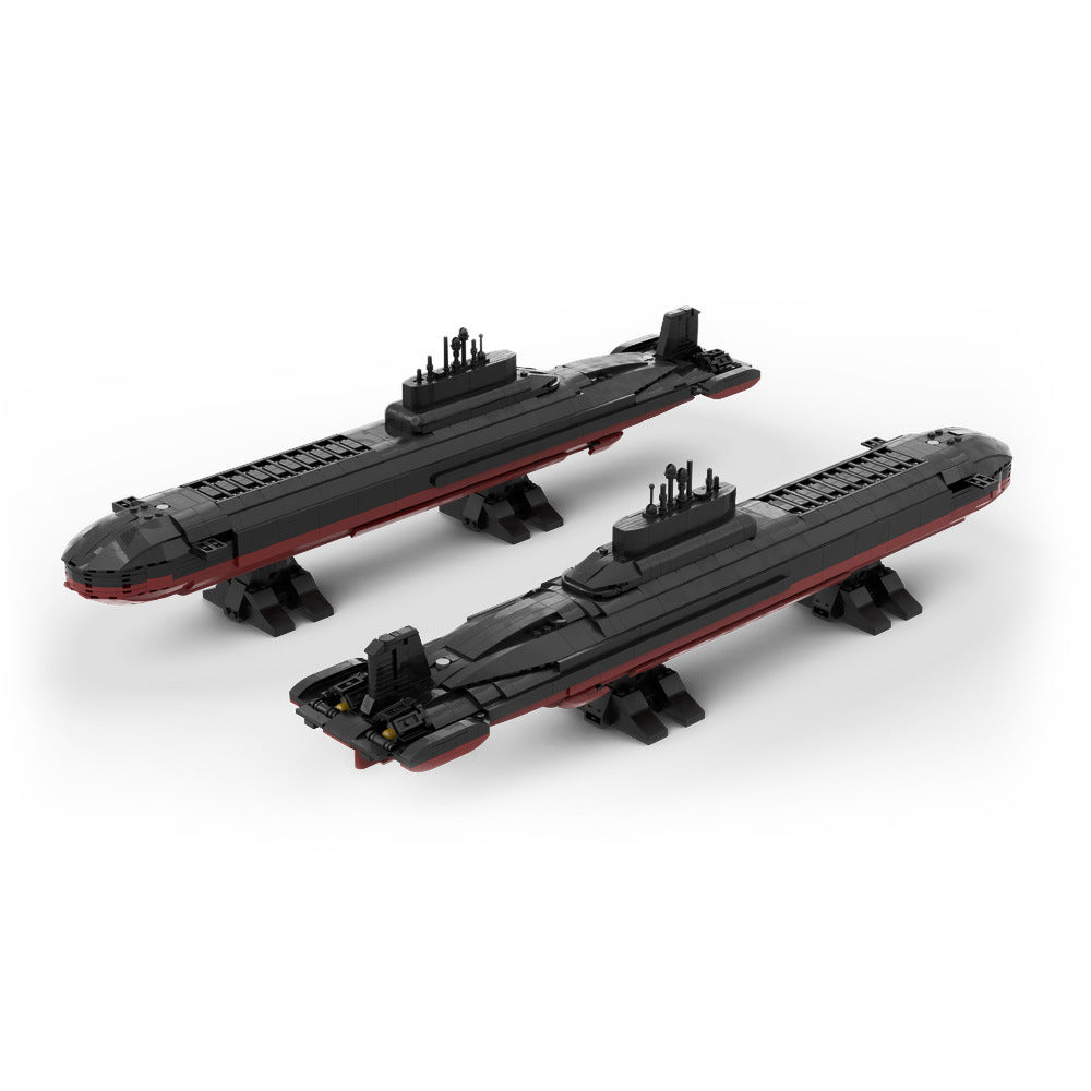 nuclear submarine typhoon building set | moc-186954 - 4