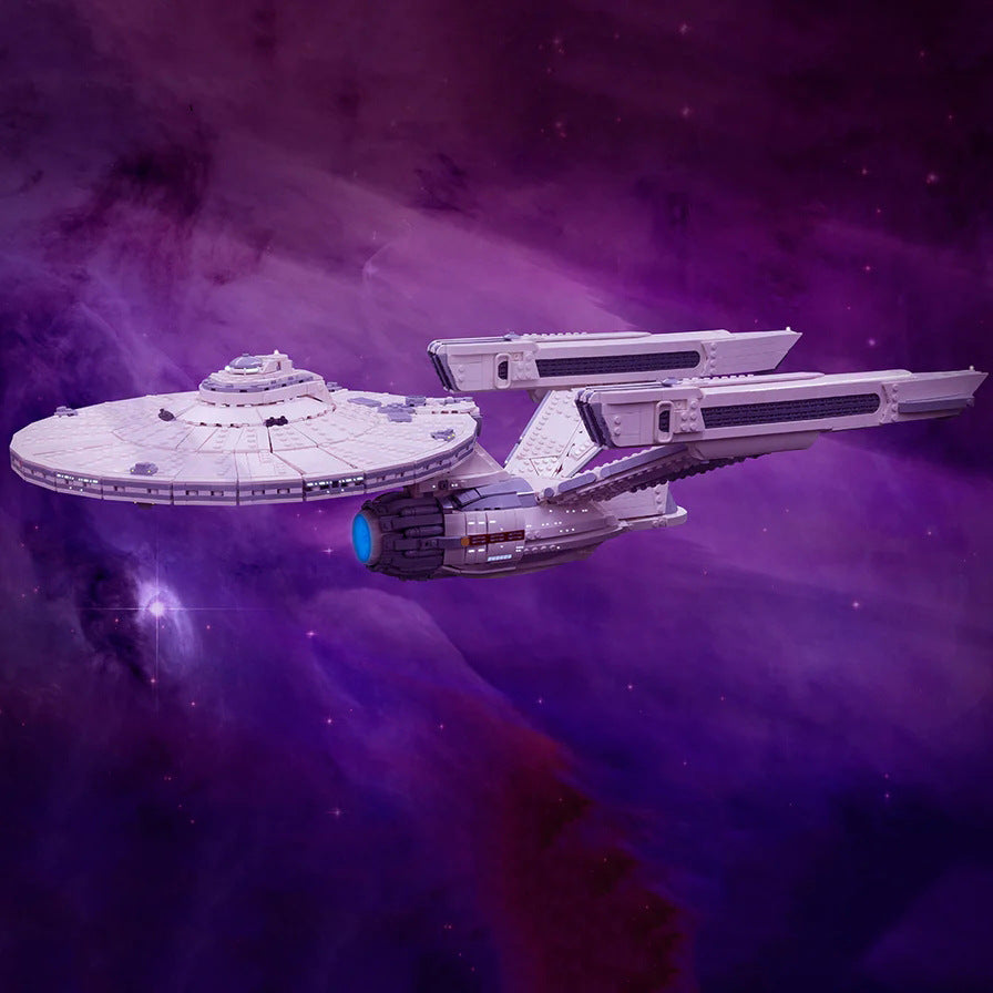 oberth class starship building set | star trek | moc-155862 - 1