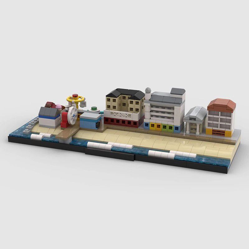 ocean city maryland skyline building set | moc-68037 - 3