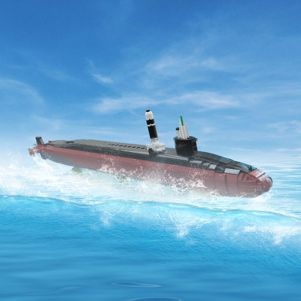 ohio-class submarine building set | moc-187058 - 1