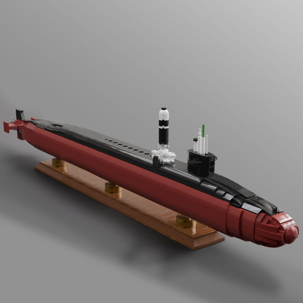 ohio-class submarine building set | moc-187058 - 4