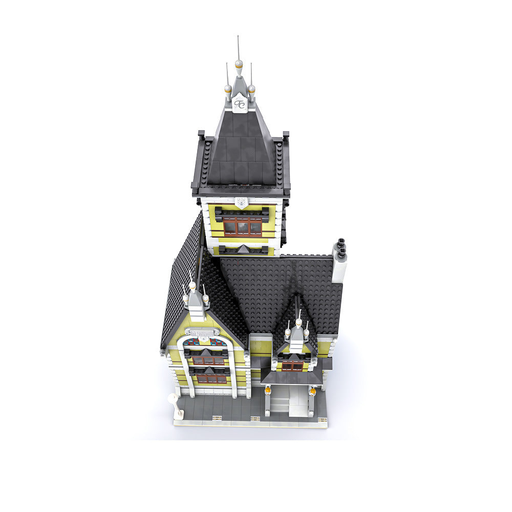old mansion- 10273 haunted house modular | moc-49479 - 2