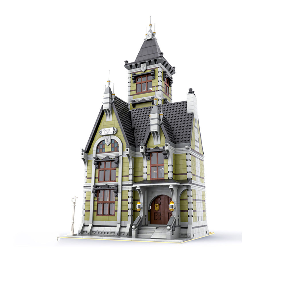 old mansion- 10273 haunted house modular | moc-49479 - 3