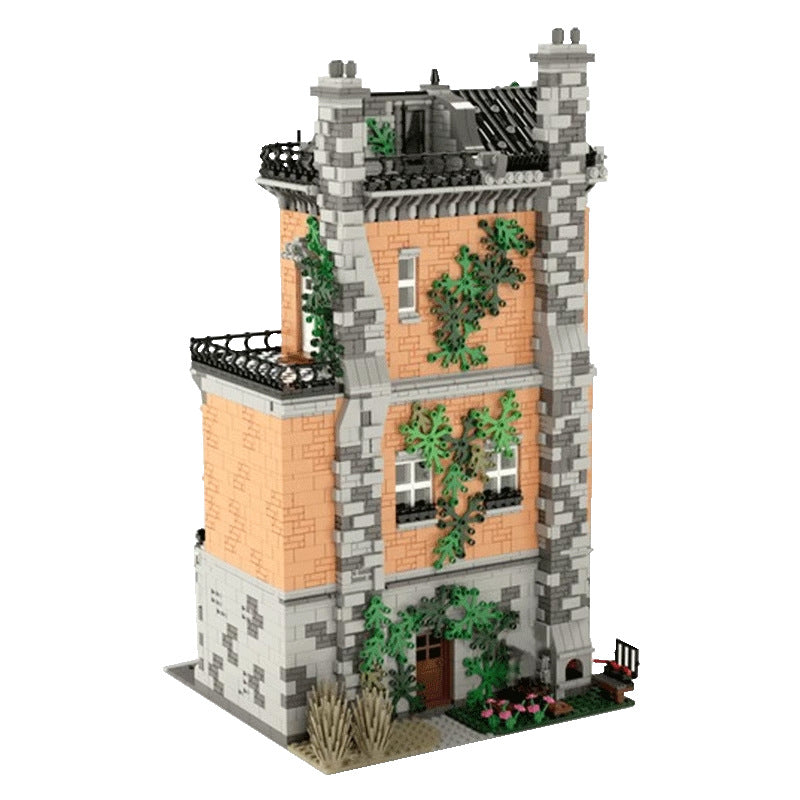 old town hostel building set | moc-46504 - 2