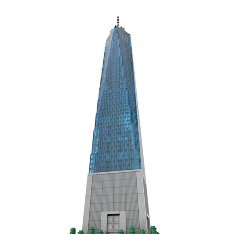 one world trade center building set | 1:800 scale | moc-159549 - 2