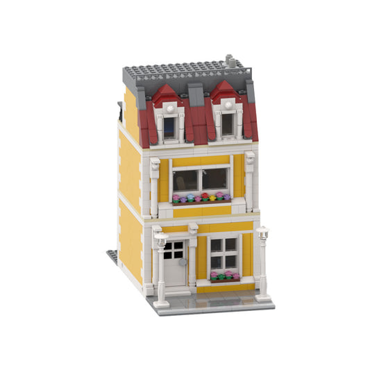 orange house building set | moc-96365 - 1