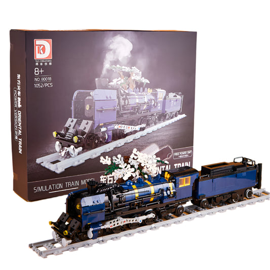 oriental train model with power unit - 1052 pcs | dk 80018 - 1