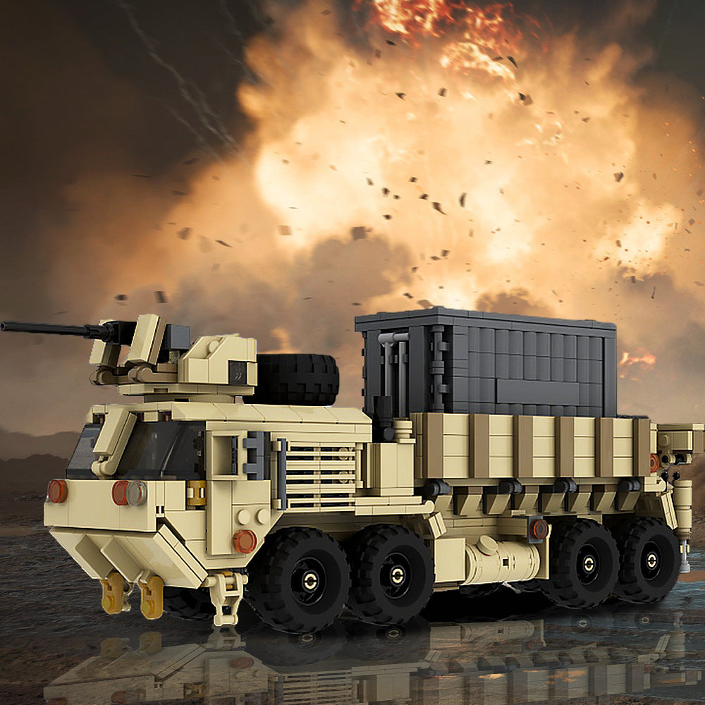 oshkosh hemtt- m985a4 truck building set | moc-177525 - 1