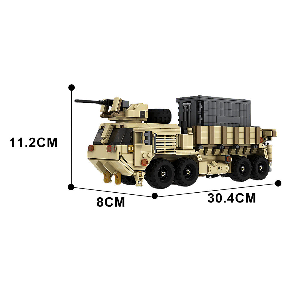 oshkosh hemtt- m985a4 truck building set | moc-177525 - 3
