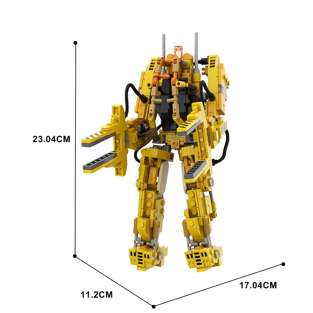 p-5000 powered work loader building set | aliens | moc-129373 - 4
