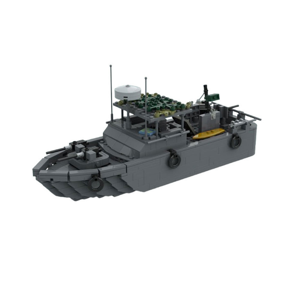 patrol boat river pbr building set | moc-67442 - 1