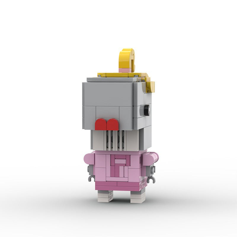 pearl krabs brickheadz building set | spongebob | lego-compatible moc - 3