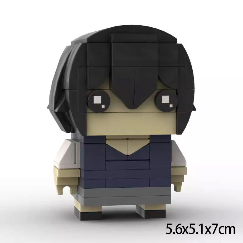 peni parker spider-verse moc brickheadz | lego-compatible set - 1