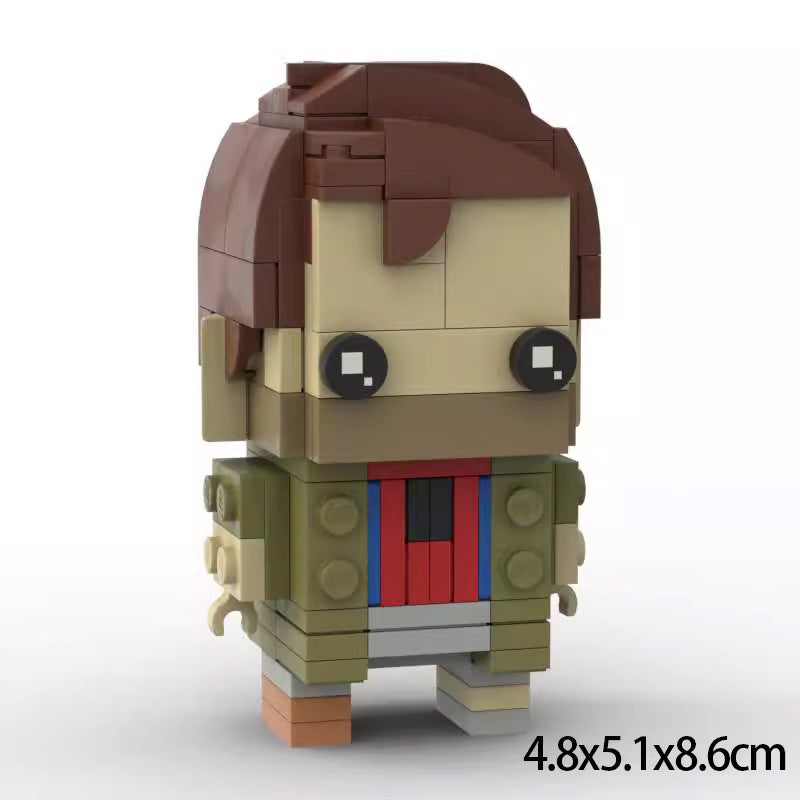peter b. parker brickheadz moc | lego-compatible spider-verse toy - 1