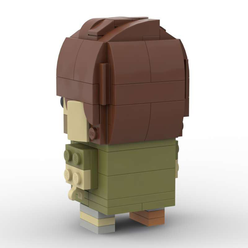 peter b. parker brickheadz moc | lego-compatible spider-verse toy - 1