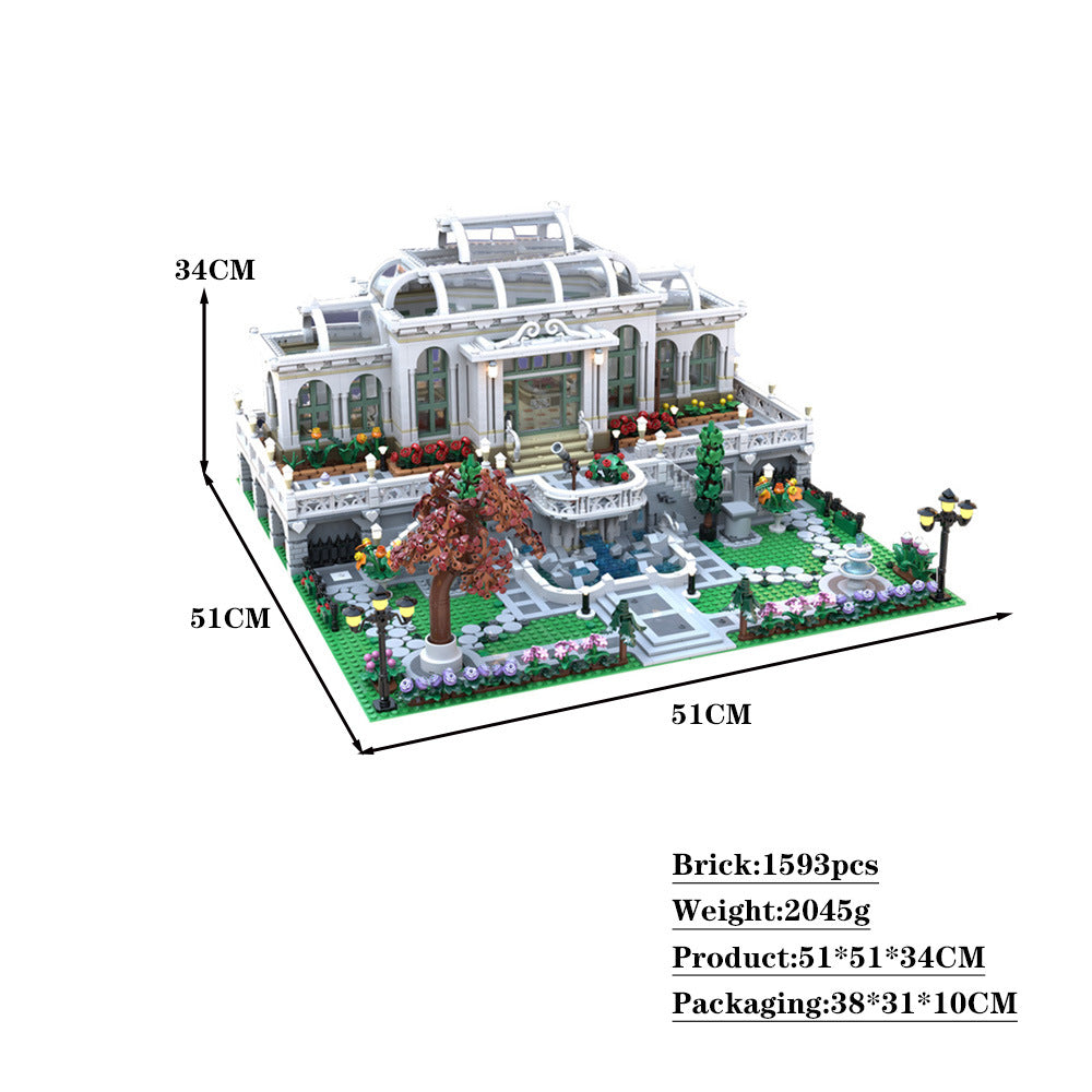 petit botanic palace garden building set | moc-203814 - 4