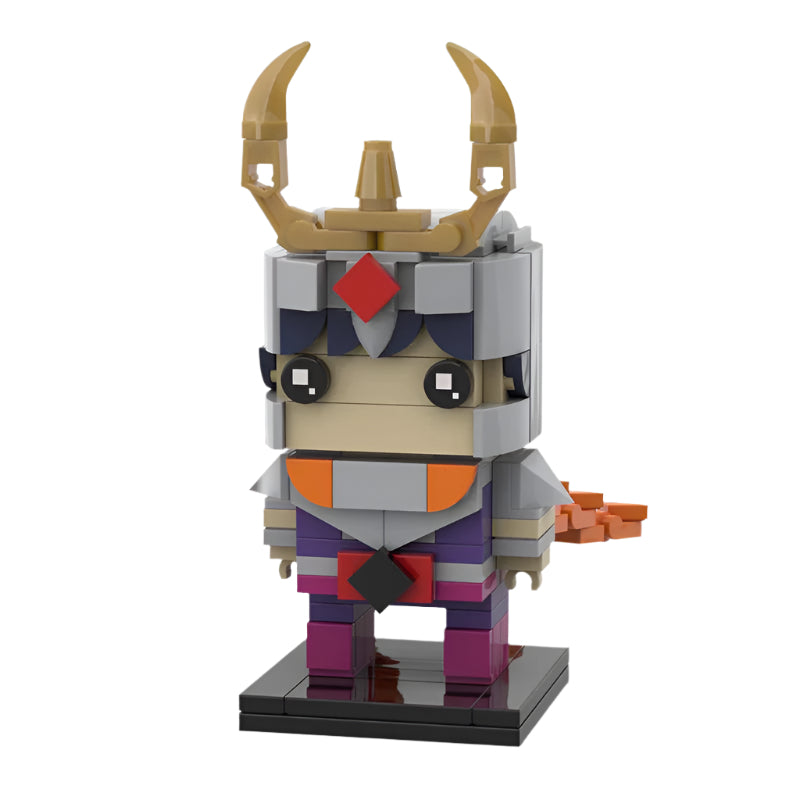 phoenix ikki brickheadz moc set | saint seiya | moc-56823 - 1