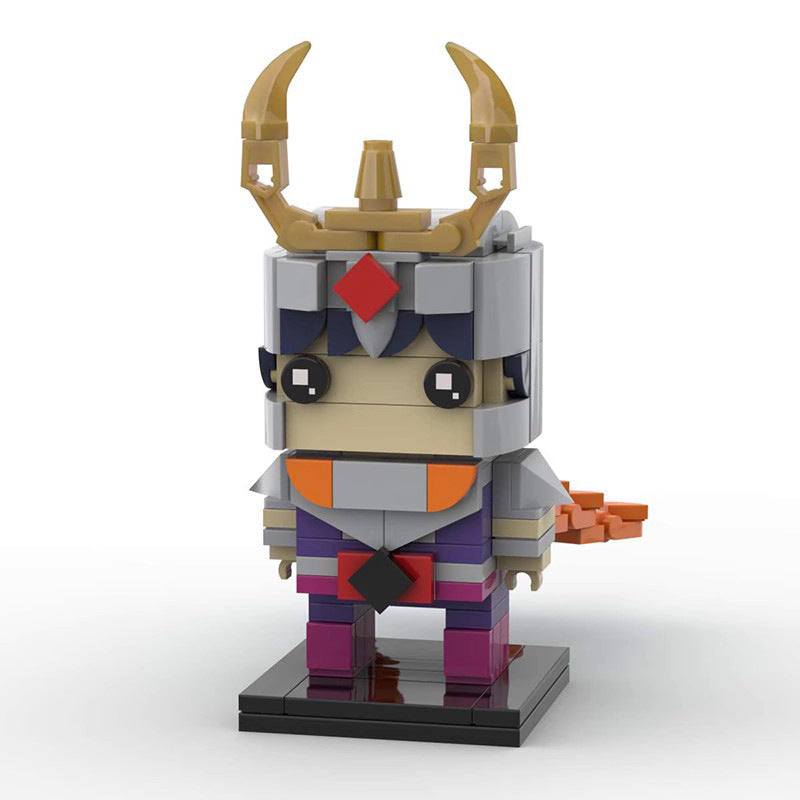 phoenix ikki brickheadz moc set | saint seiya | moc-56823 - 3