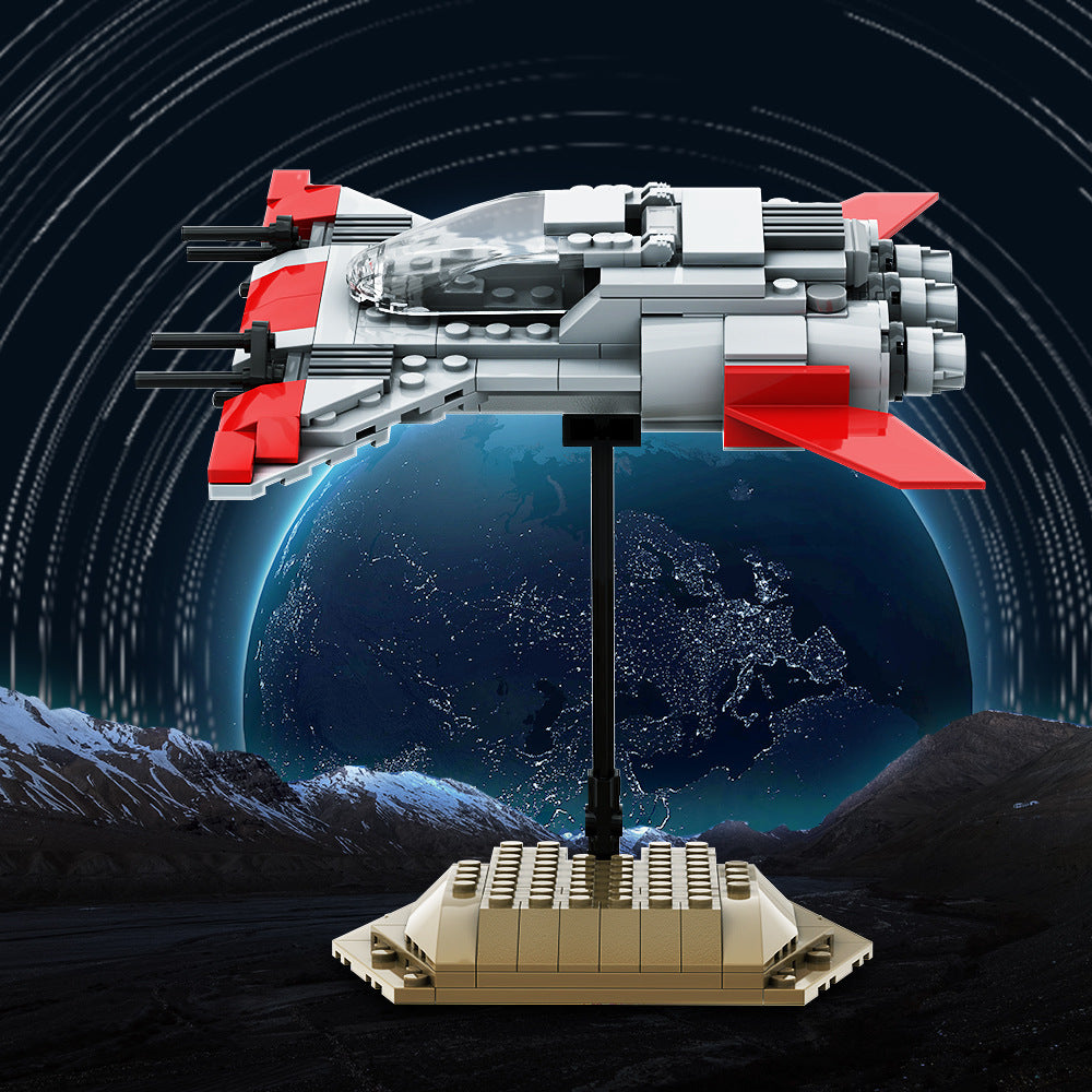 pirate fighter building set | mandalorian | moc-140526 - 1