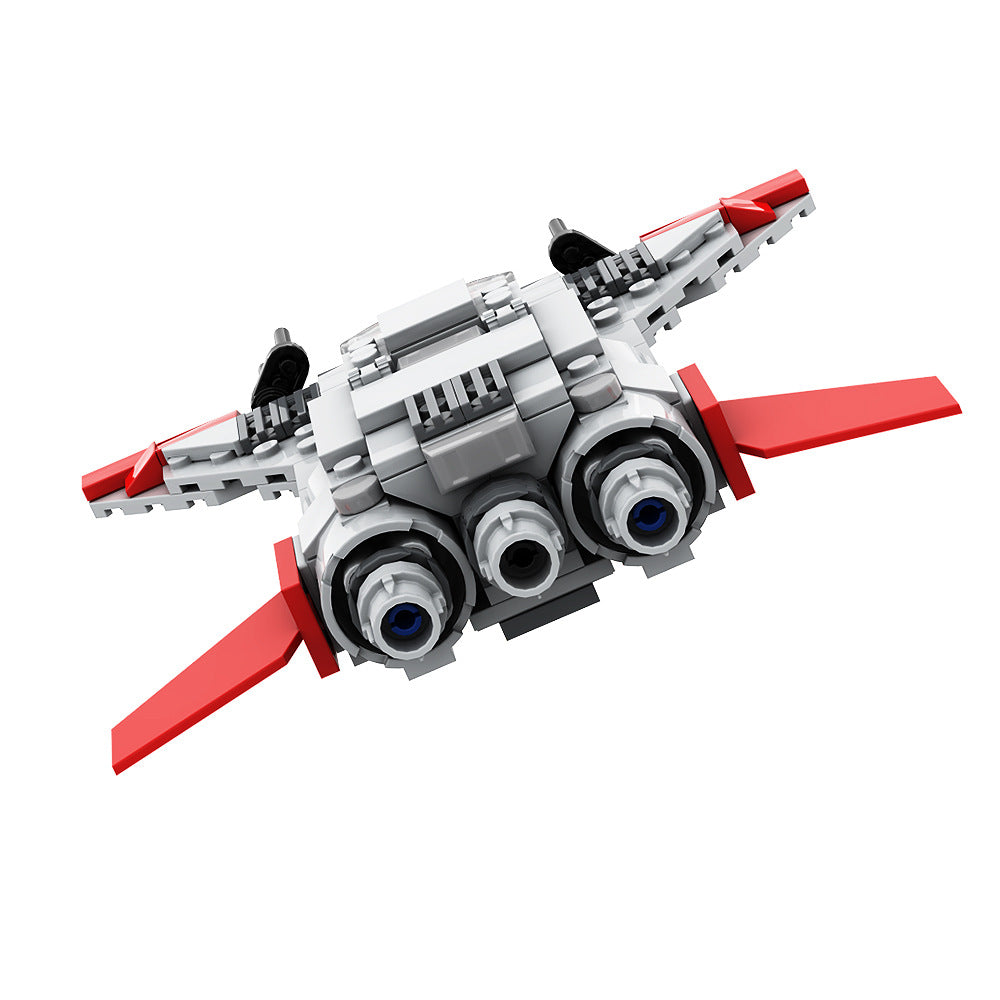 pirate fighter building set | mandalorian | moc-140526 - 4