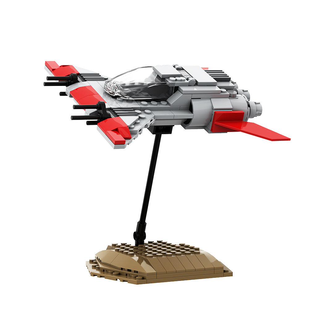 pirate fighter building set | mandalorian | moc-140526 - 5
