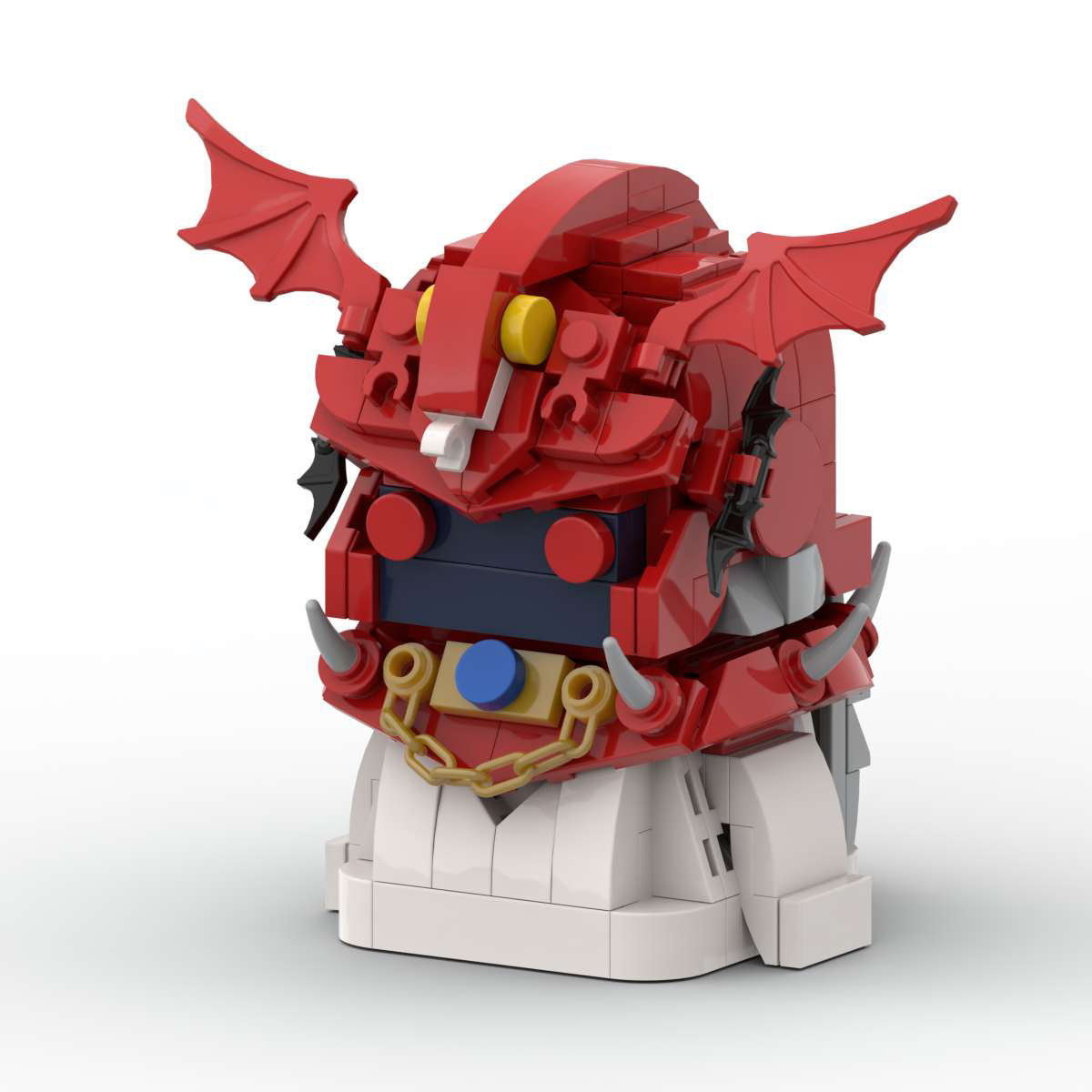 pope alex brickheadz moc building set | saint seiya | compatible with lego - 3