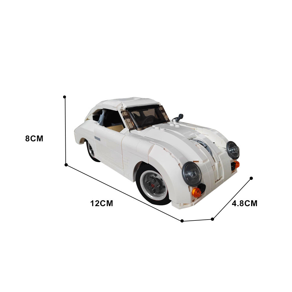 porsche 356 car building set | moc-130262 - 2
