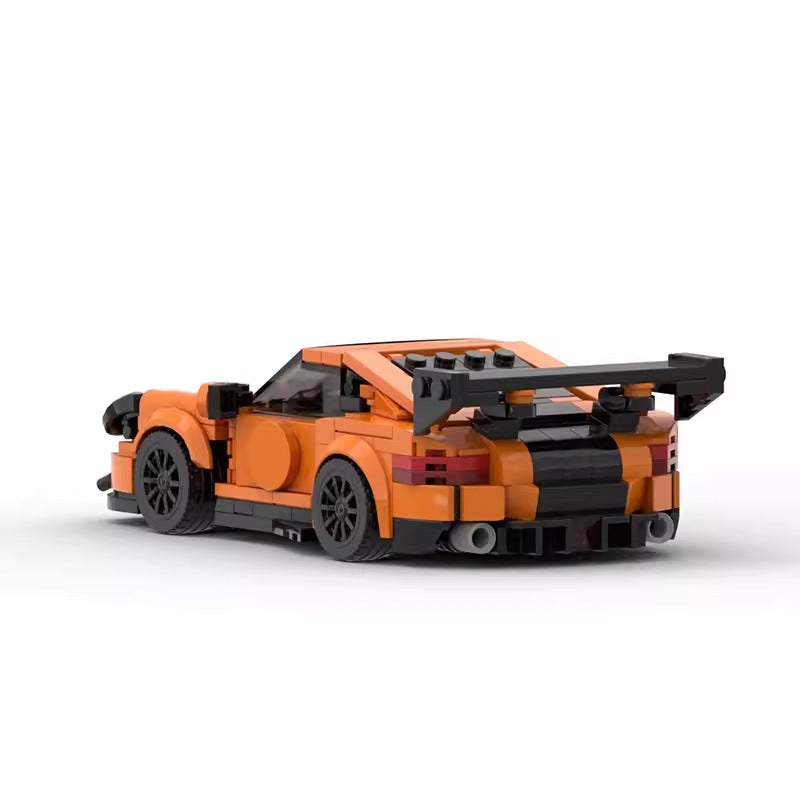 porsche 911 pumpkin spec building set | moc-127410 - 2