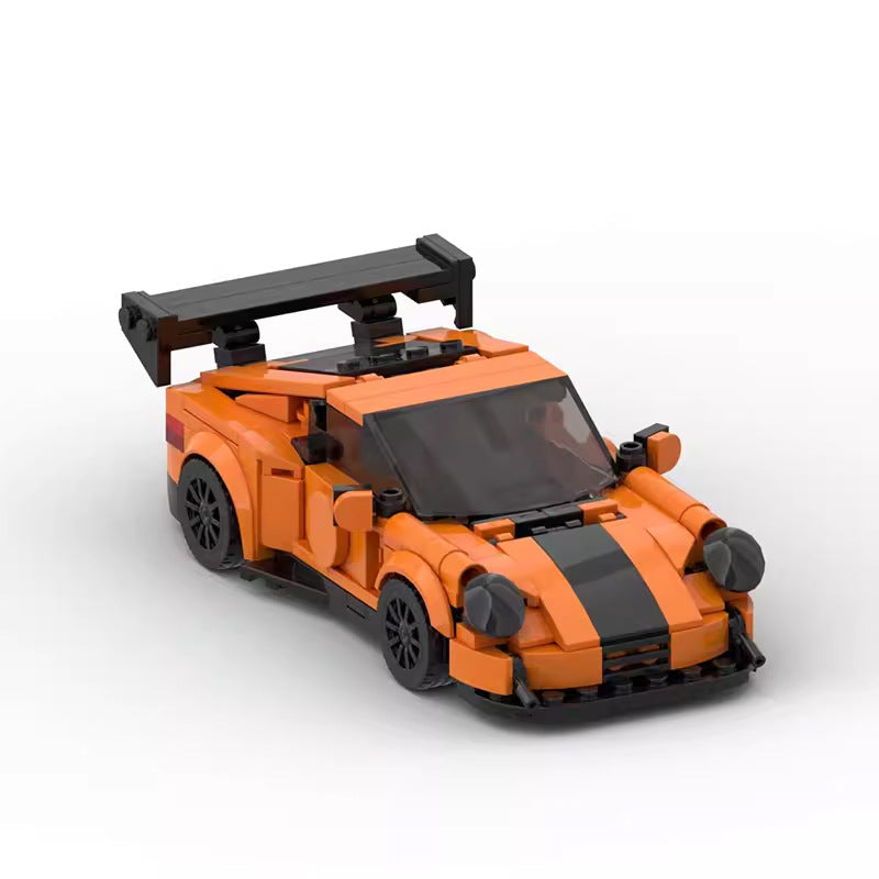 porsche 911 pumpkin spec building set | moc-127410 - 4
